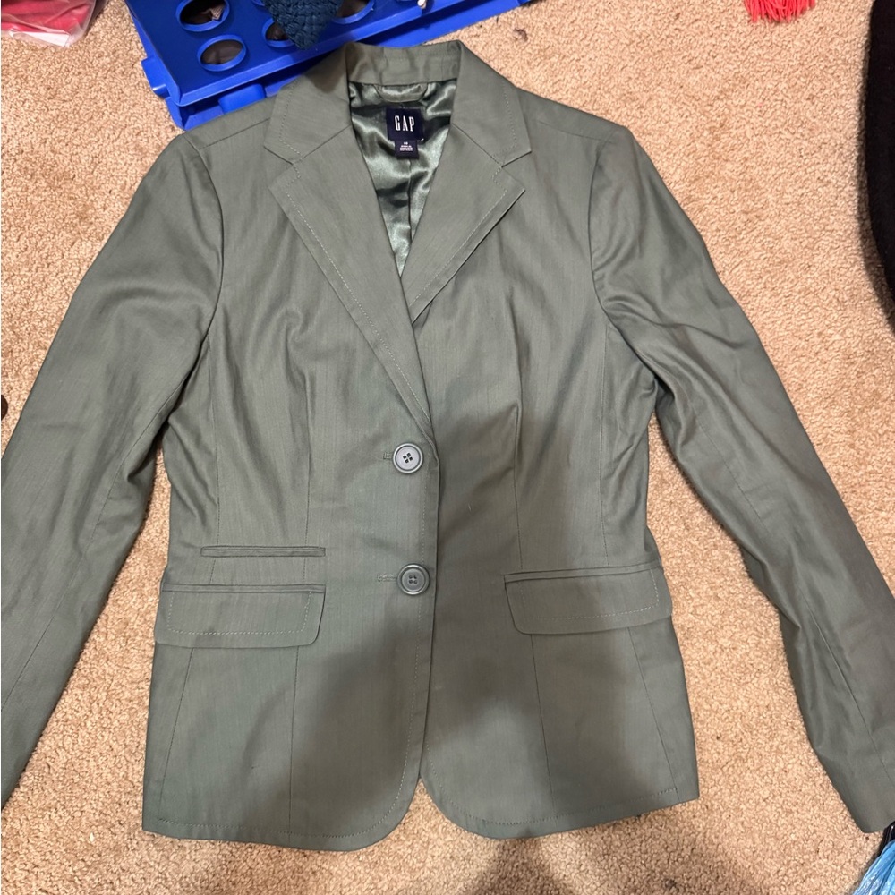 GAP Women's Olive Blazer